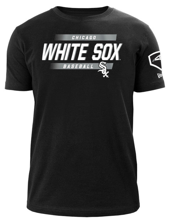 Men's Chicago White Sox Baseball Clubhouse Black New Era Tee - Pro Jersey Sports