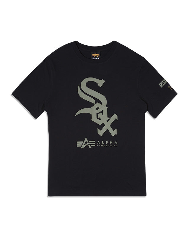 Mens Chicago White Sox New Era X Alpha Industries Black T-Shirt By New Era - Pro Jersey Sports