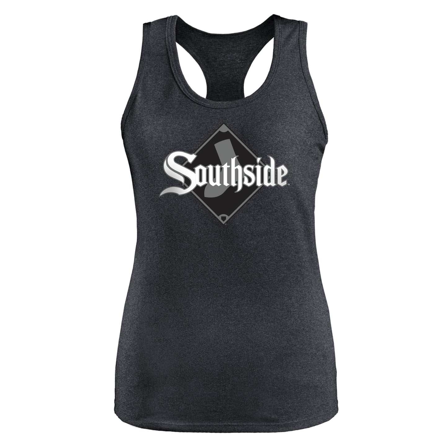 Women's Chicago White Sox City Connect New Era Tri-Blend Tank Top - Black - Pro Jersey Sports