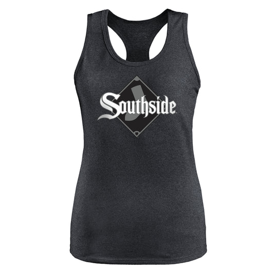 Women's Chicago White Sox City Connect New Era Tri-Blend Tank Top - Black - Pro Jersey Sports