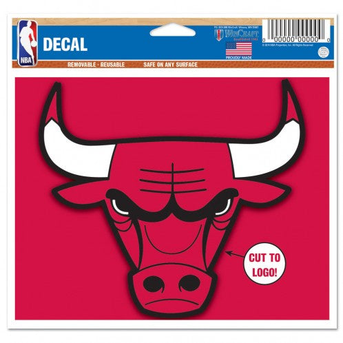 Chicago Bulls 5X6 Decal - Pro Jersey Sports