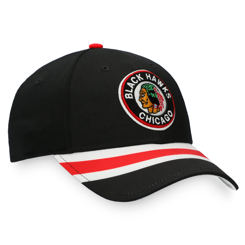 Men's Chicago Blackhawks Fanatics Branded Black Special Edition Adjustable Hat - Pro Jersey Sports