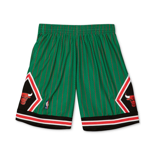 Men's Mitchell & Ness Chicago Bulls Hardwood Classic Green Reload Swingman Shorts - Pro Jersey Sports