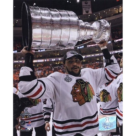 Dustin Byfuglien NHL Chicago Blackhawks 2010 Stanley Cup Championship Photo 8x10