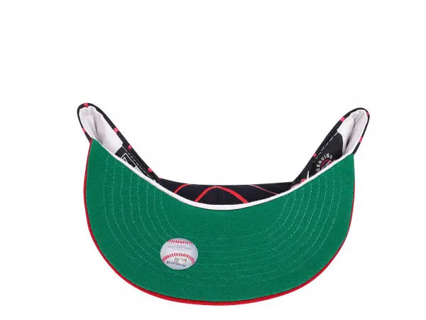 Boston Red Sox Navy/Red City Arch New Era 9FIFTY Snapback Hat - Pro Jersey Sports