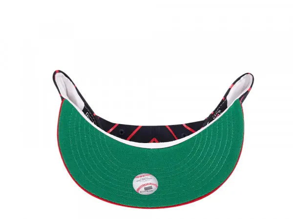 Atlanta Braves Navy/Red City Arch New Era 9FIFTY Snapback Hat - Pro Jersey Sports