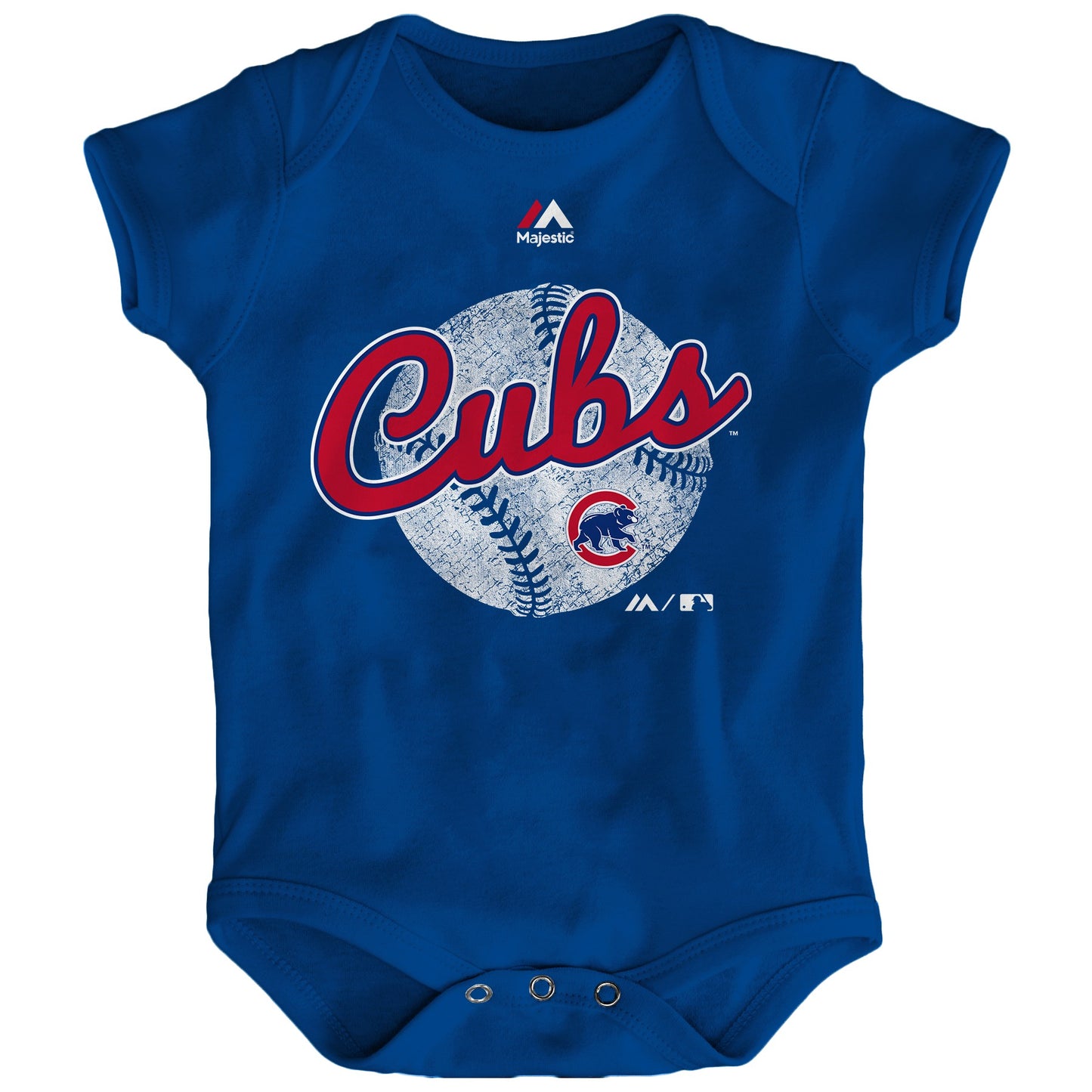 Infant Chicago Cubs Baseball Print Creeper - Pro Jersey Sports