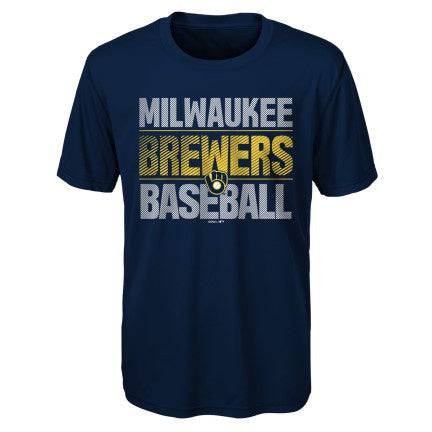 Youth Milwaukee Brewers Winning Streak Dri-Tek Tee - Pro Jersey Sports