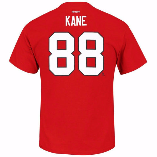 Men's Chicago Blackhawks Patrick Kane Reebok Home Name & Number T-Shirt - Pro Jersey Sports