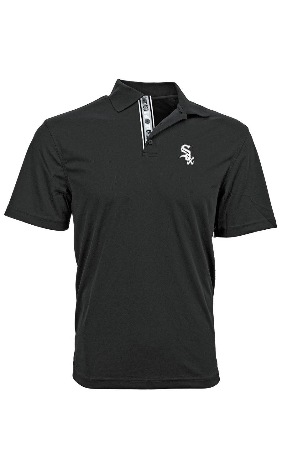 Men's Chicago White Sox Repeat Omaha Black Level Wear Polo - Pro Jersey Sports