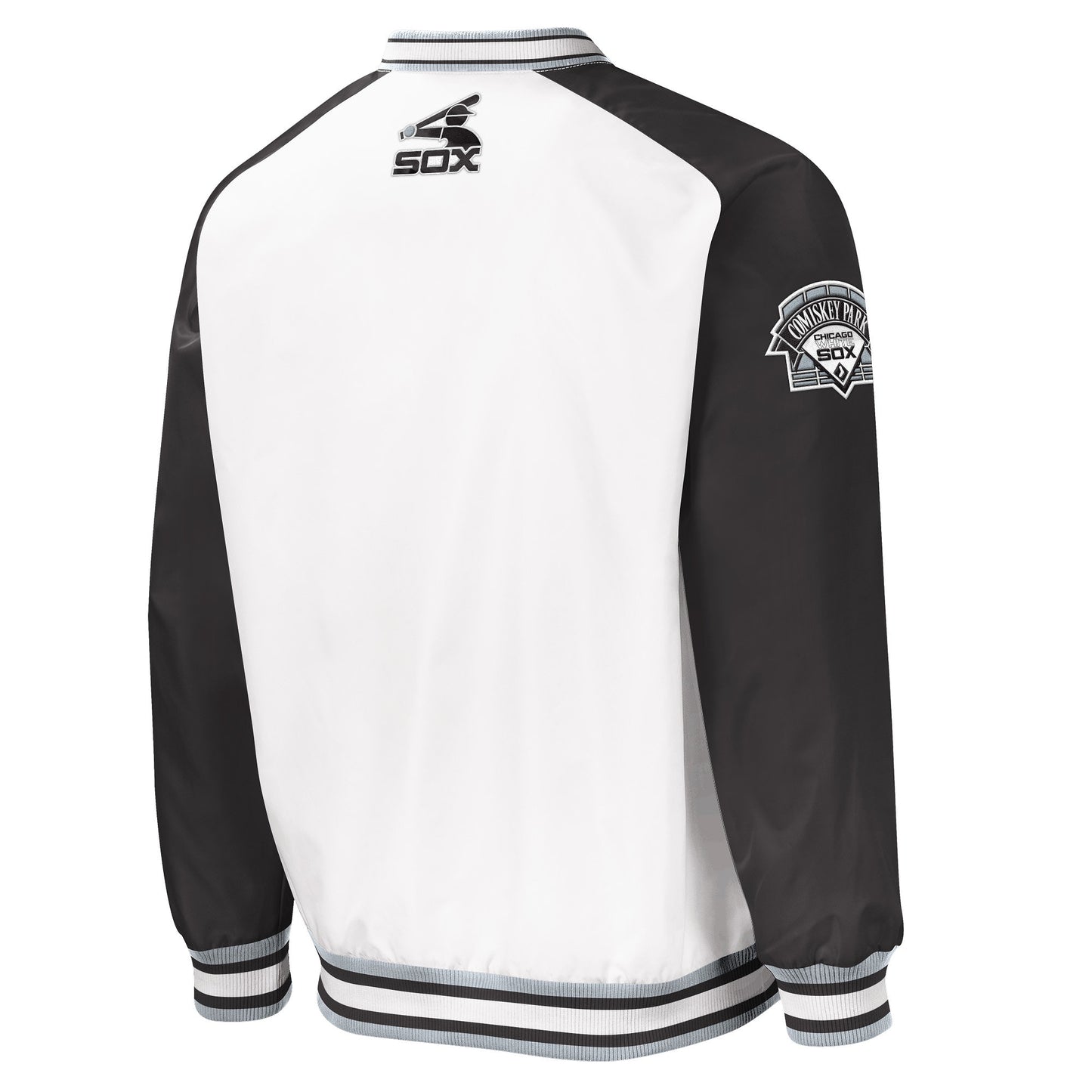 Men's Chicago White Sox Gameday Trainer III White V-Neck Pullover Jacket