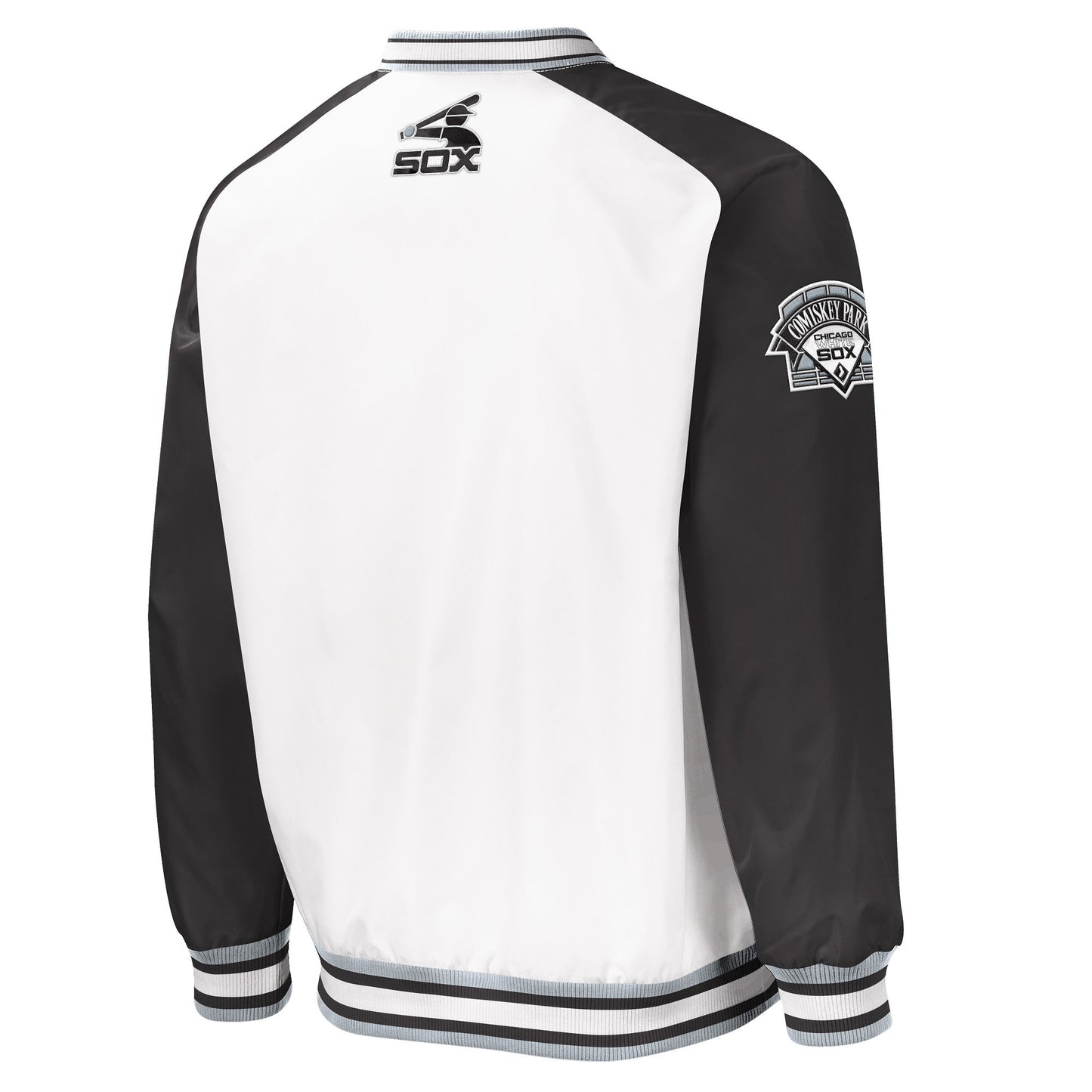 Men's Chicago White Sox Gameday Trainer III White V-Neck Pullover Jacket - Pro Jersey Sports