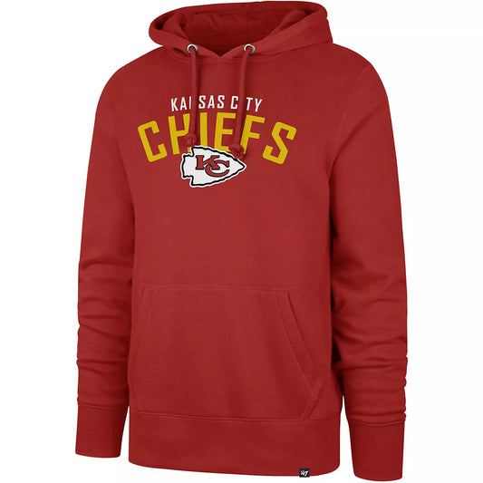 Men's NFL Kansas City Chiefs Red Outrush Headline Hoodie - Pro Jersey Sports