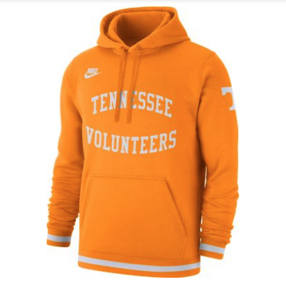 Men's Tennessee Volunteers Nike Orange Basketball Club Hoodie - Pro Jersey Sports