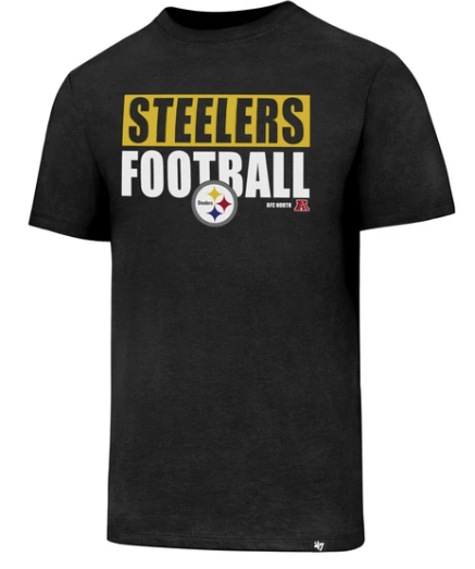 Pittsburgh Steelers Football Club Tee By ’47 Brand - Pro Jersey Sports