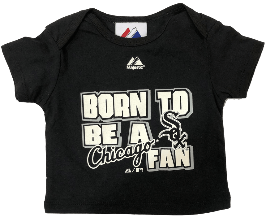 Infant Chicago White Sox "Born To Be" Black T-Shirt - Pro Jersey Sports