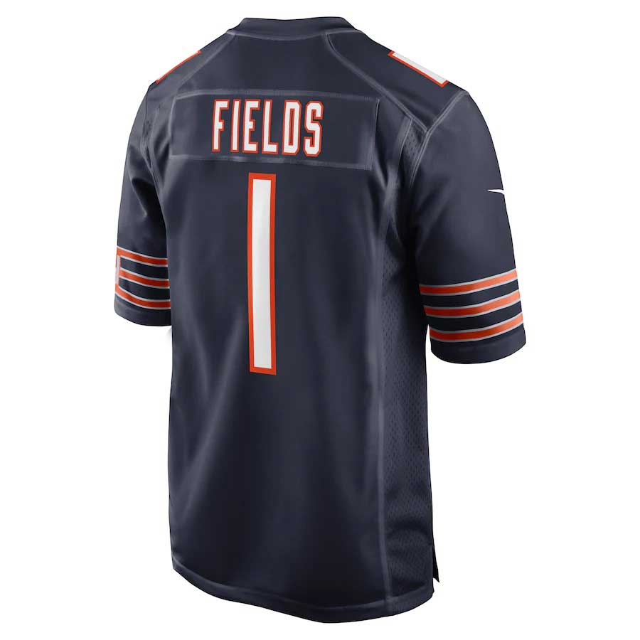 Justin Fields Chicago Bears Youth Navy Blue Nike Game Replica Jersey - Pro Jersey Sports