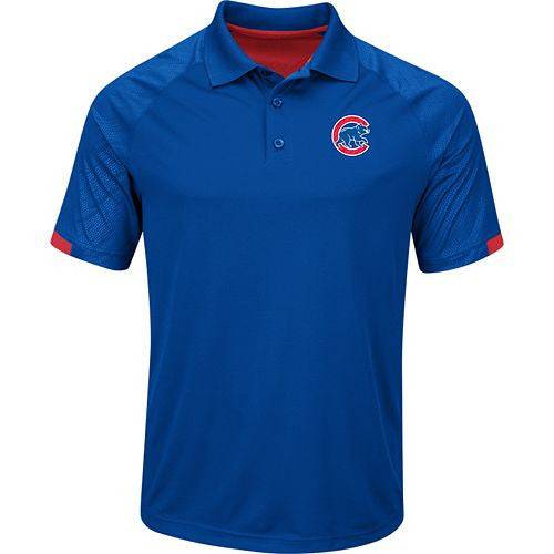 Men's Majestic Chicago Cubs Outburst Polo By Majestic - Pro Jersey Sports