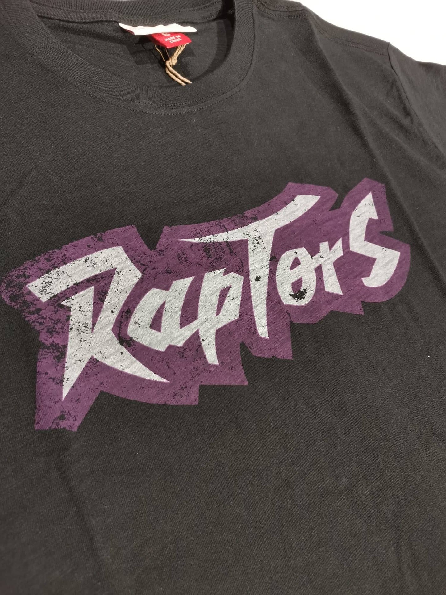 Men's Toronto Raptors NBA Legendary Slub Black Tee By Mitchell And Ness - Pro Jersey Sports