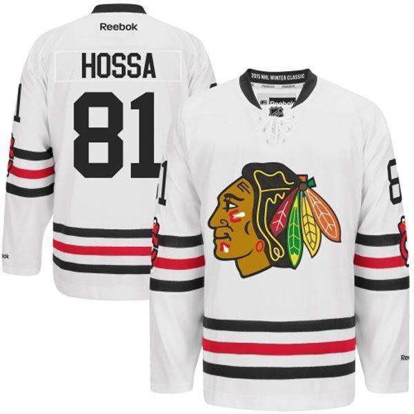 Mens Chicago Blackhawks Marian Hossa 2015 Winter Classic Premier Jersey - Pro Jersey Sports