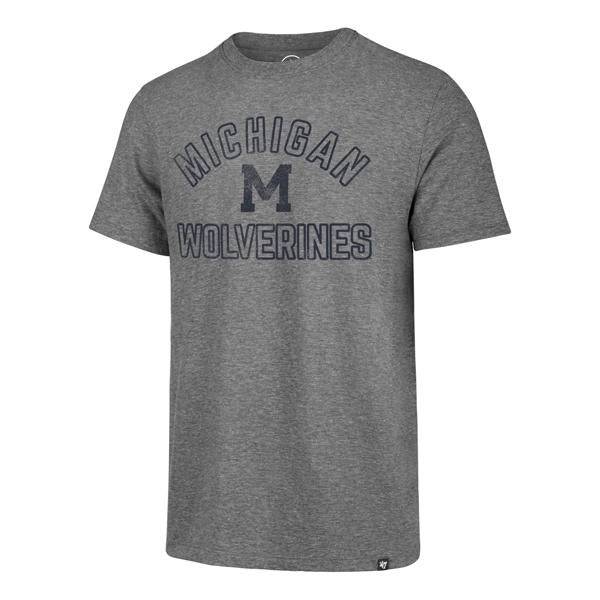 Men's Michigan Wolverines Hollarc Tri-Blend Tee By ’47 Brand - Pro Jersey Sports