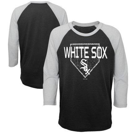 Youth Chicago White Sox Score 3/4 Sleeve Raglan Ultra Tee - Pro Jersey Sports