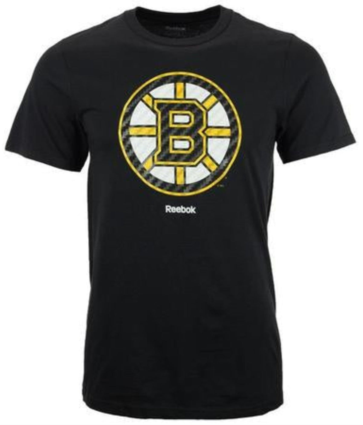 Mens Boston Bruins Carbon Primary Logo Tee - Pro Jersey Sports