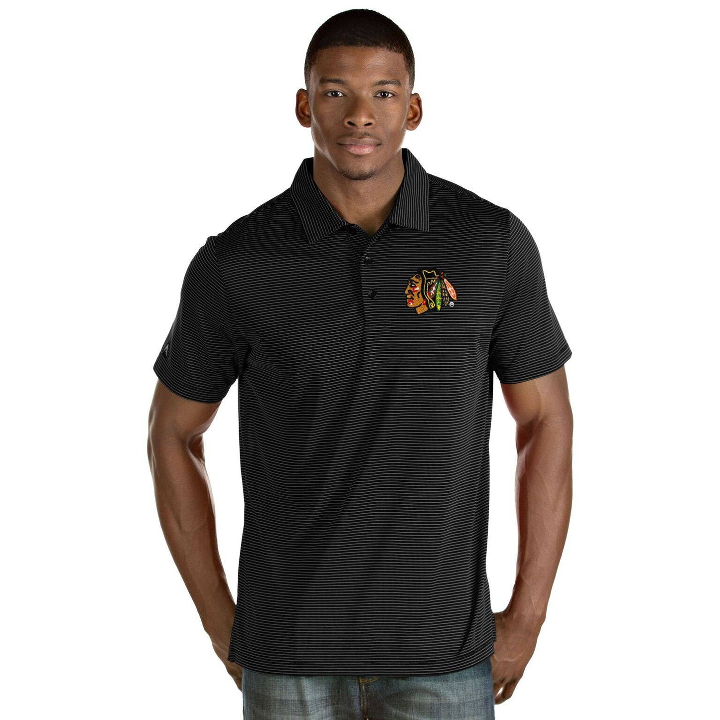 Men's NHL Chicago Blackhawks Antigua Quest Polo - Pro Jersey Sports