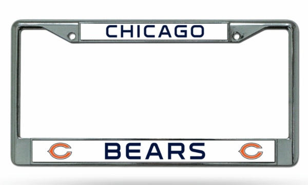 Chicago Bears Chrome License Plate Frame - Pro Jersey Sports