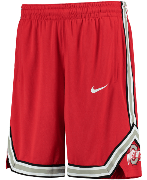 Nike Ohio State Buckeyes On Court Replica Basketball Shorts - Pro Jersey Sports