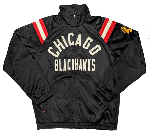 G-III Sports by Carl Banks Chicago Blackhawks Centerfield Track Jacket