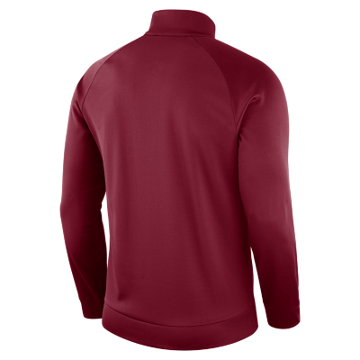 Nike Mens Oklahoma Sooners Long Sleeve Therma 1/2 Zip Top - Pro Jersey Sports