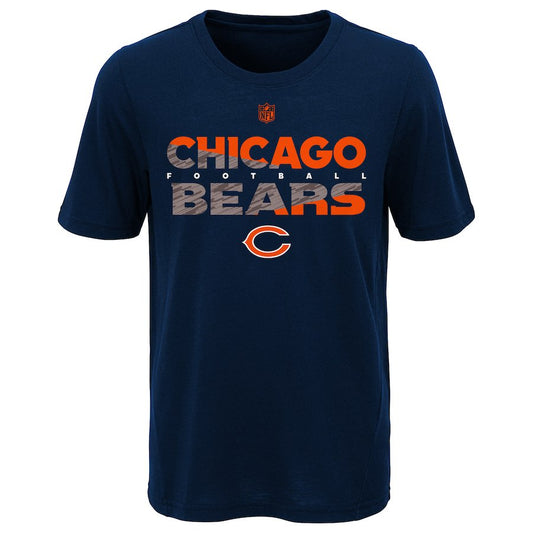 Chicago Bears Youth NFL Flux Dual Blend Short Sleeve T-Shirt