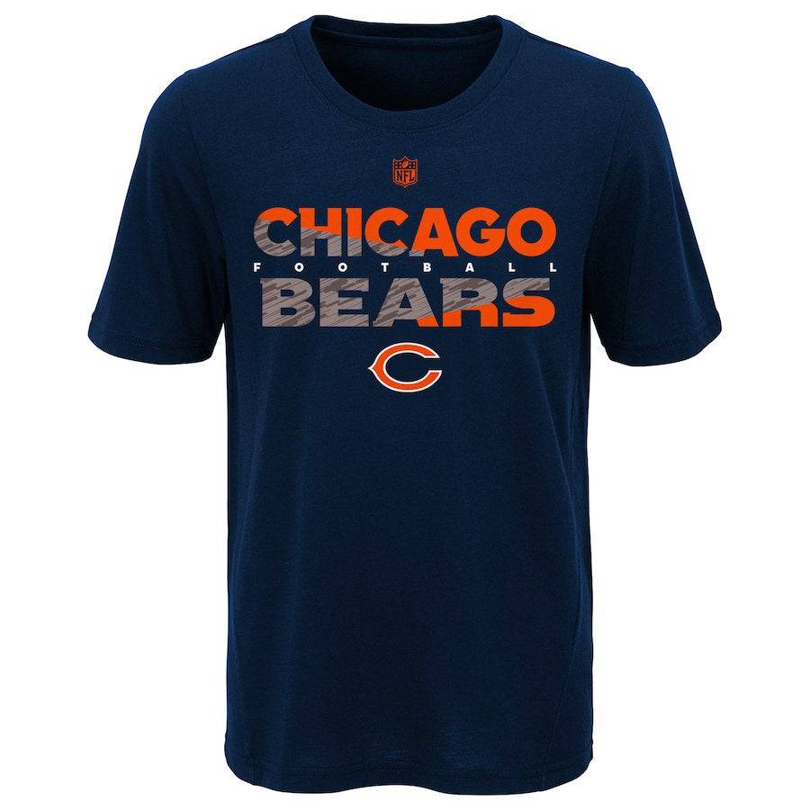 Chicago Bears Youth NFL Flux Dual Blend Short Sleeve T-Shirt - Pro Jersey Sports