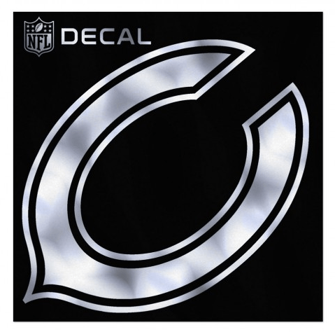 Chicago Bears Metallic 6X6 Window Sticker - Pro Jersey Sports