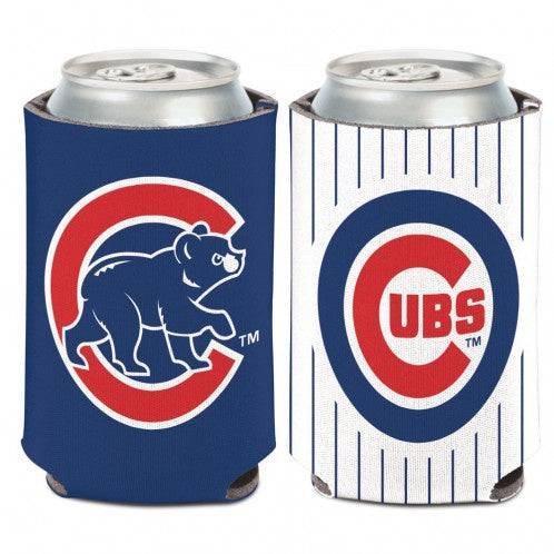 Chicago Cubs 2 Sided Pinstripe 12 oz. Can Cooler By Wincraft - Pro Jersey Sports