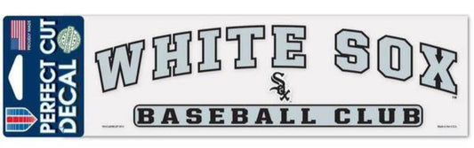 Chicago White Sox 3X10 Baseball Club Decal By Wincraft - Pro Jersey Sports