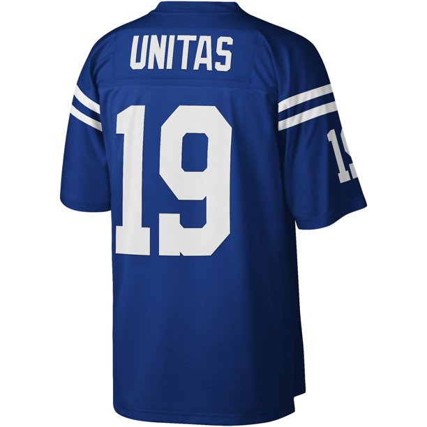 Men's Johnny Unitas Baltimore Colts Mitchell & Ness Legacy Replica Jersey - Royal - Pro Jersey Sports