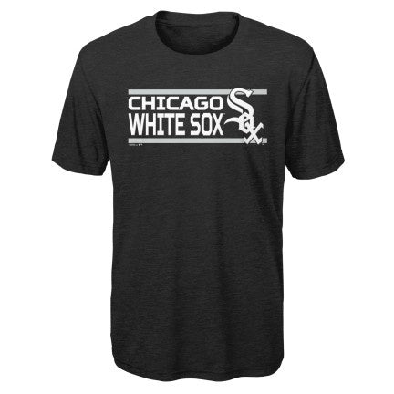 Youth Chicago White Sox Black Short Sleeve Ultra Tee - Pro Jersey Sports