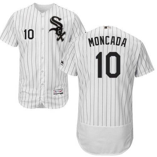 Chicago White Sox Yoan Moncada Majestic Home White Flexbase Authentic Collection Player Jersey - Pro Jersey Sports