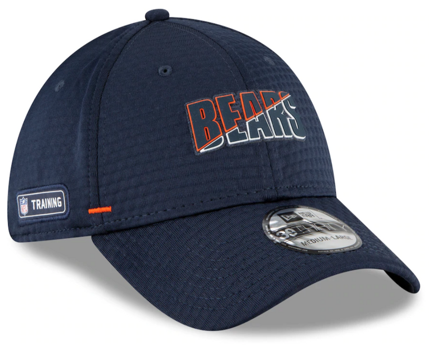 Chicago Bears New Era 2020 NFL Summer Sideline Official Alternate "B" Logo 39THIRTY Flex Hat - Navy - Pro Jersey Sports