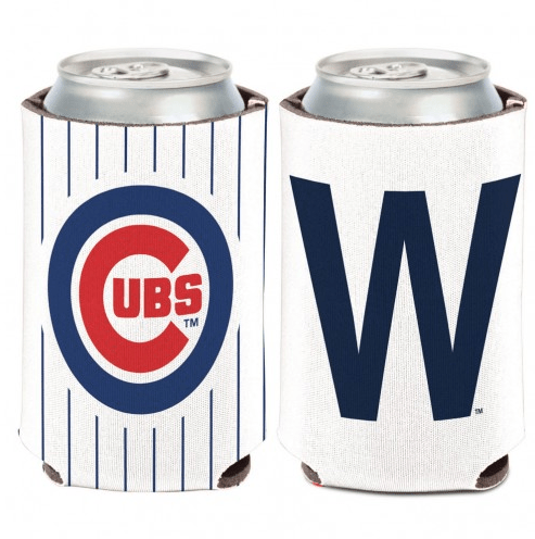 Chicago Cubs "W" 2-Sided 12oz. Neoprene Can Cooler - Pro Jersey Sports