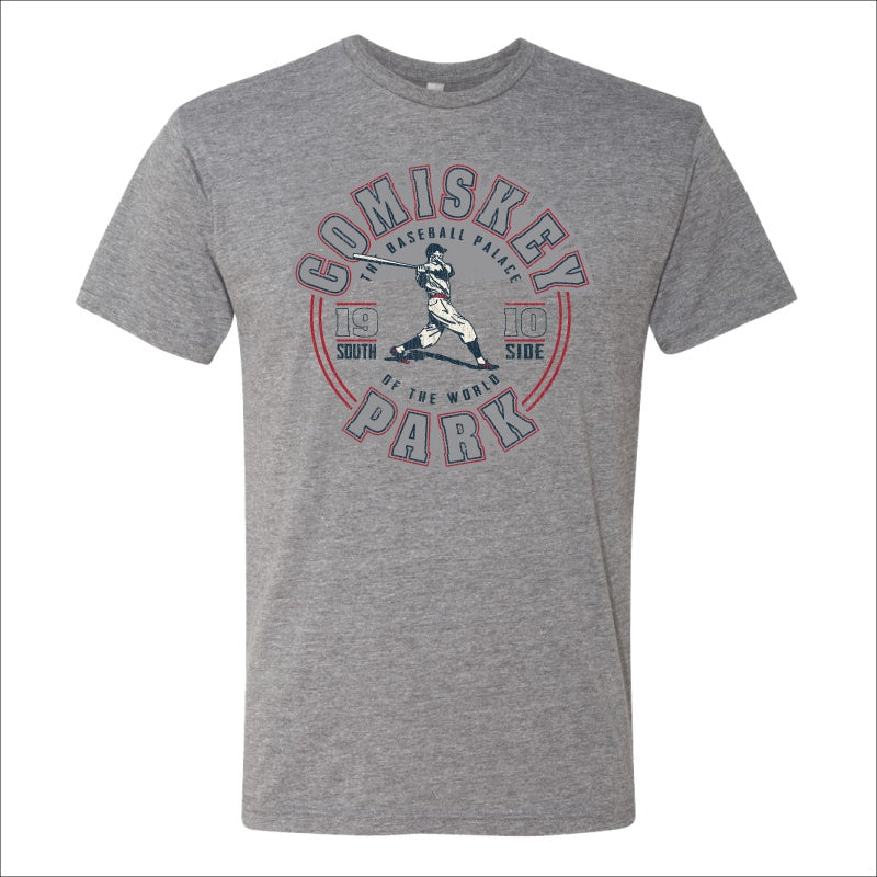 Men's Comiskey Park Heather Gray "The Baseball Palace" Tee - Pro Jersey Sports