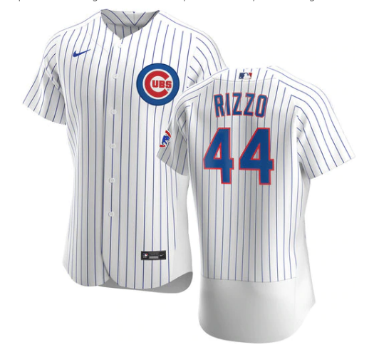 Men's Chicago Cubs Anthony Rizzo Nike White Home Authentic Player Jersey - Pro Jersey Sports