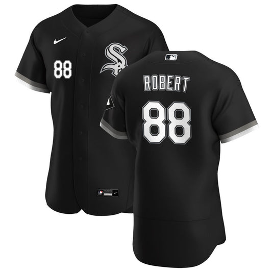 Men's Chicago White Sox Luis Robert Nike Black Alternate Authentic Player Jersey