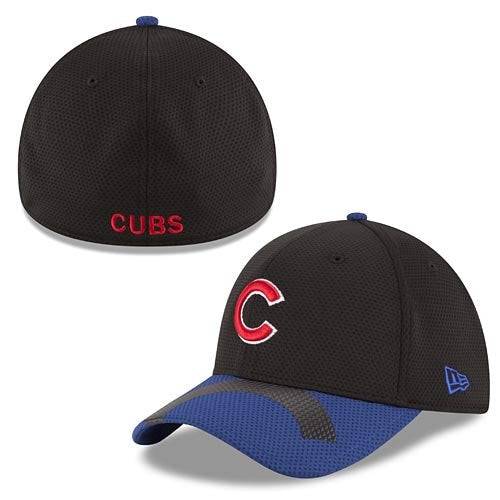 Chicago Cubs MLB Chrome Tech 39THIRTY Flex Fit Hat By New Era - Pro Jersey Sports