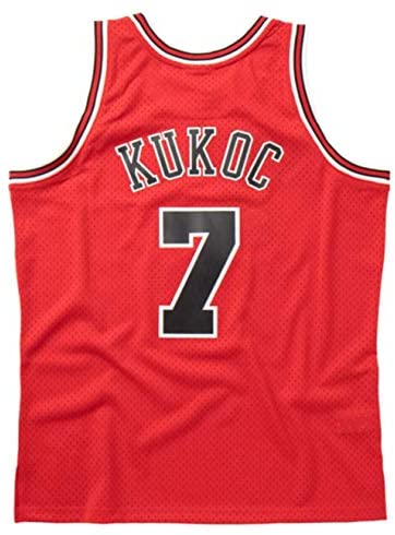 Mens Chicago Bulls Toni Kukoc Mitchell & Ness Red 1997-98 Hardwood Classics Swingman Jersey - Pro Jersey Sports