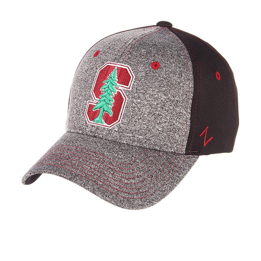 Stanford Cardinal Zephyr Graphite Two Tone Stretch Fit Hat - Pro Jersey Sports
