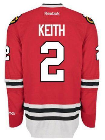 Mens Chicago Blackhawks Duncan Keith Premier Home Jersey - Pro Jersey Sports