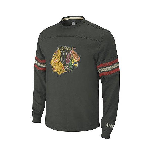 Reebok Chicago Blackhawks Classic Long Sleeve T-Shirt - Pro Jersey Sports